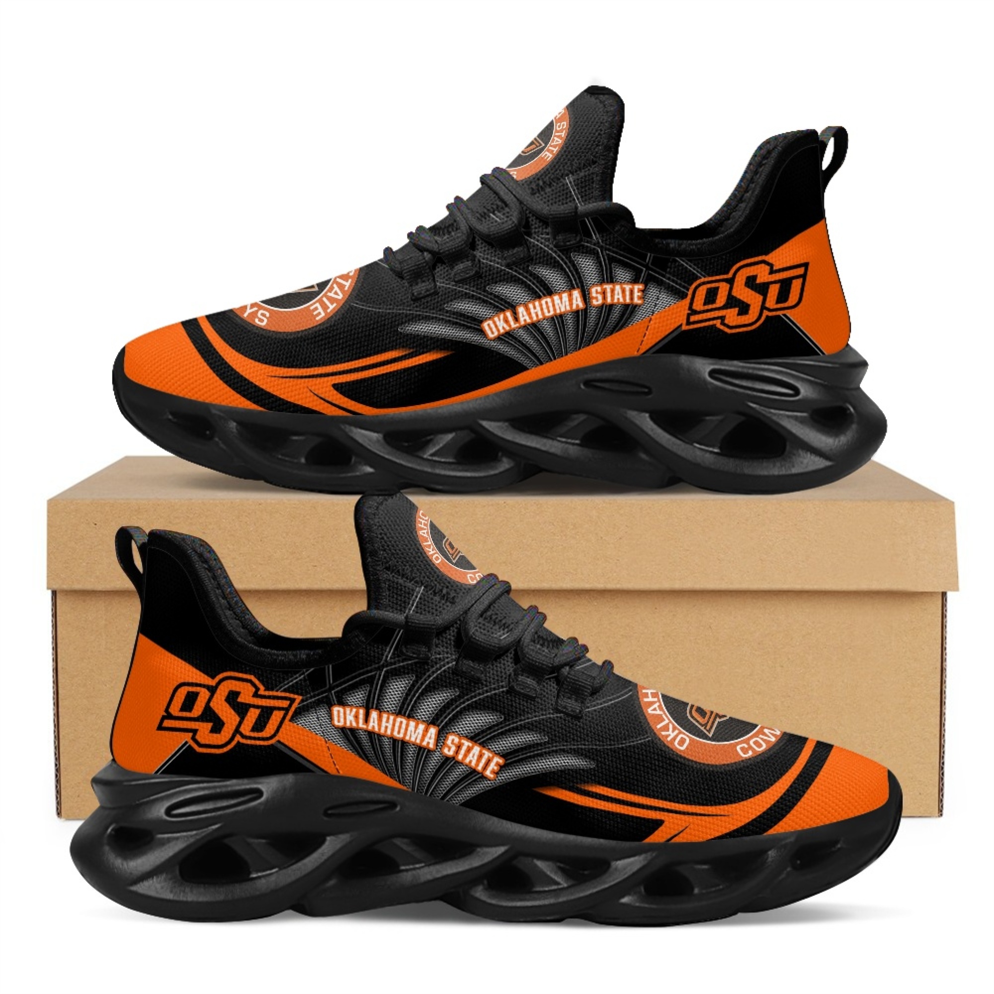 Women's Oklahoma State Cowboys Flex Control Sneakers 002